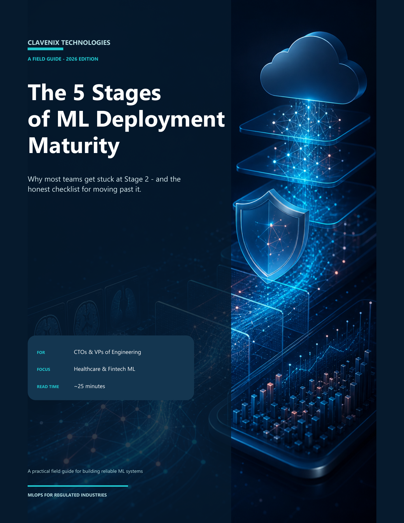 Cover of The 5 Stages of ML Deployment Maturity guide